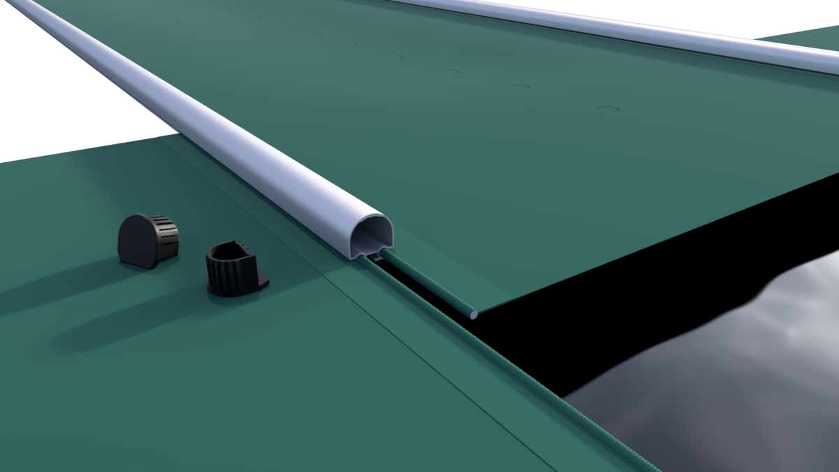 Modell SEGMENT Pool Sicherheitsabdeckung Stangenabdeckung Rollschutzabdeckung