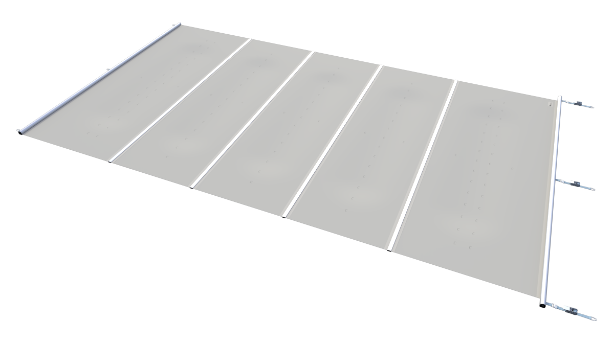 Modell FLAT-SECTION Pool Sicherheitsabdeckung Stangenabdeckung Rollschutzabdeckung