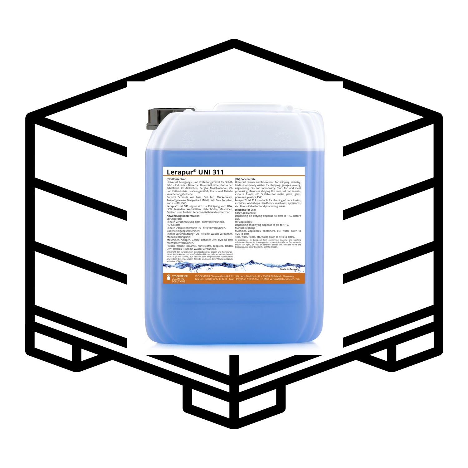 Lerapur® Uni 311 Reinigungs- und Entfettungsmittel