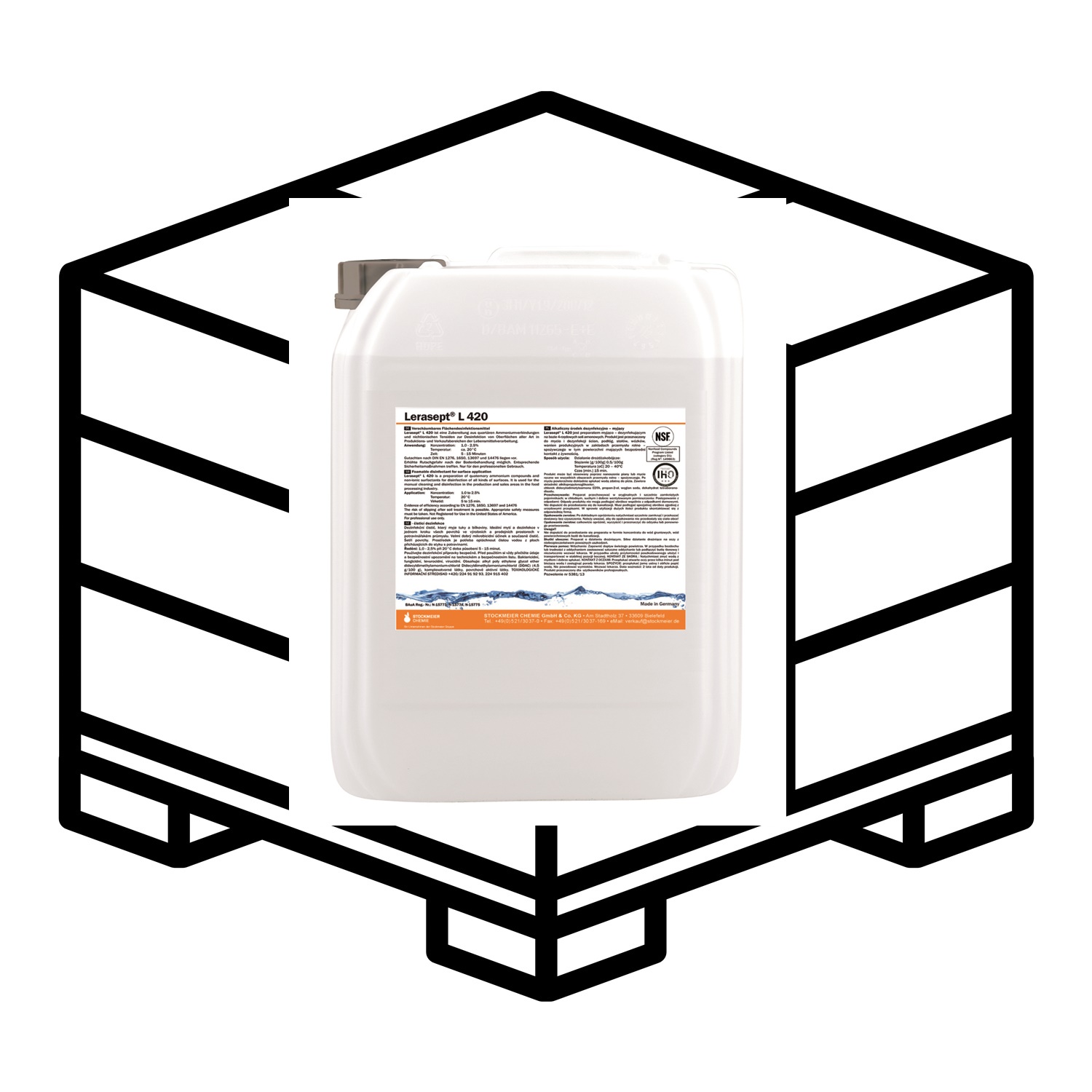 Lerasept® L 420 Verschäumbarer Desinfektionsreiniger für Oberflächen