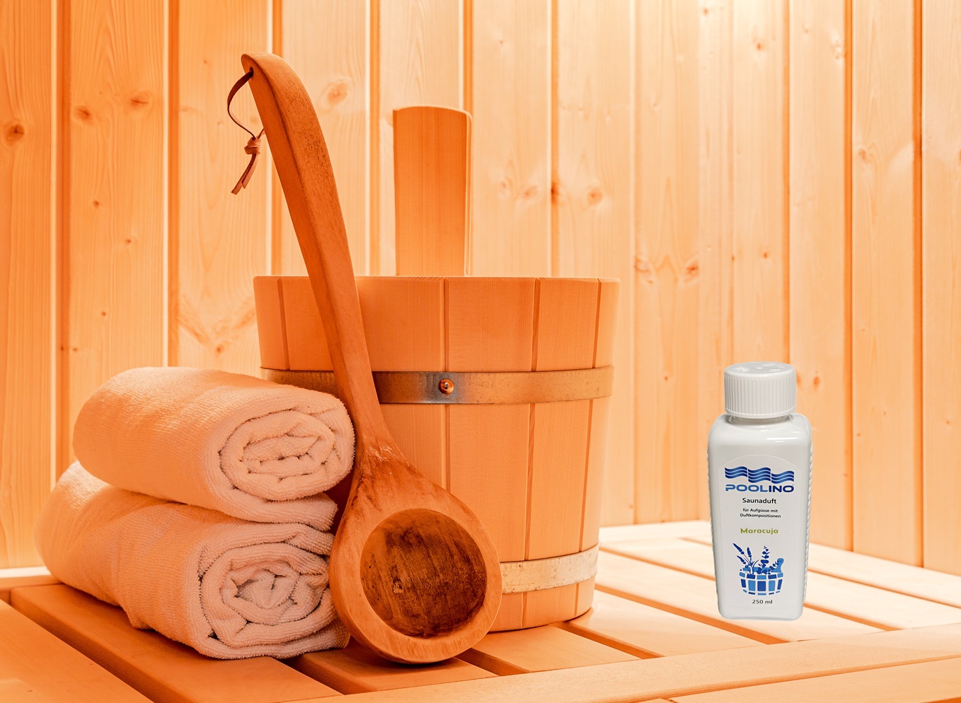 250 ml Poolino® Saunaduft Maracuja Aufgusskonzentrat