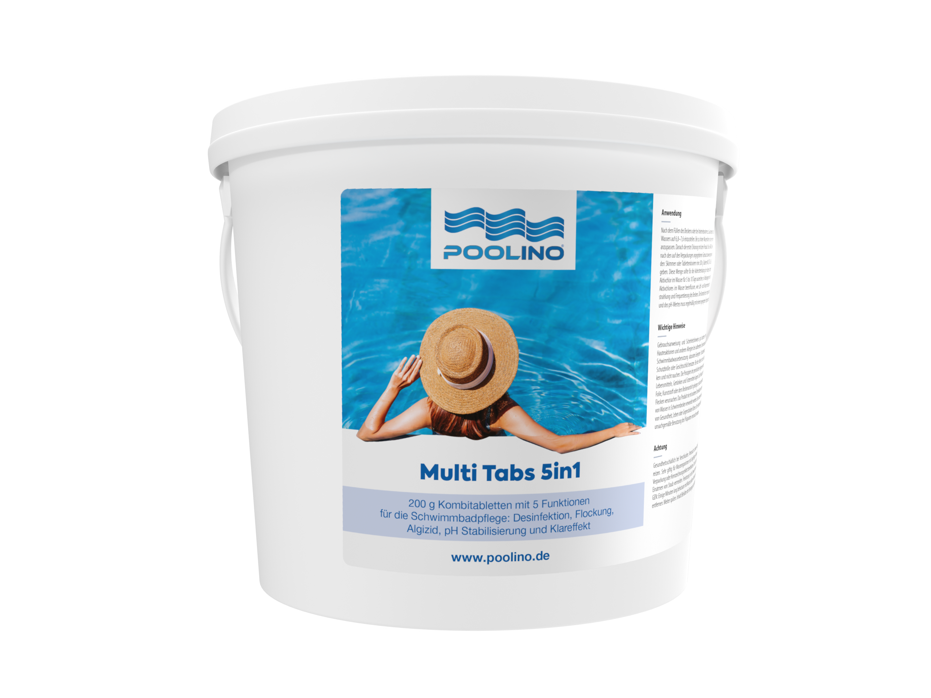 Poolino® 5 kg Multitabs 5in1 Chlortabletten 200g
