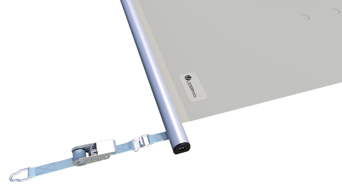Modell FLAT-SECTION Pool Sicherheitsabdeckung Stangenabdeckung Rollschutzabdeckung