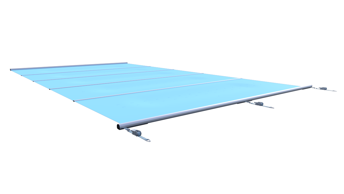 Modell FLAT-SECTION Pool Sicherheitsabdeckung Stangenabdeckung Rollschutzabdeckung